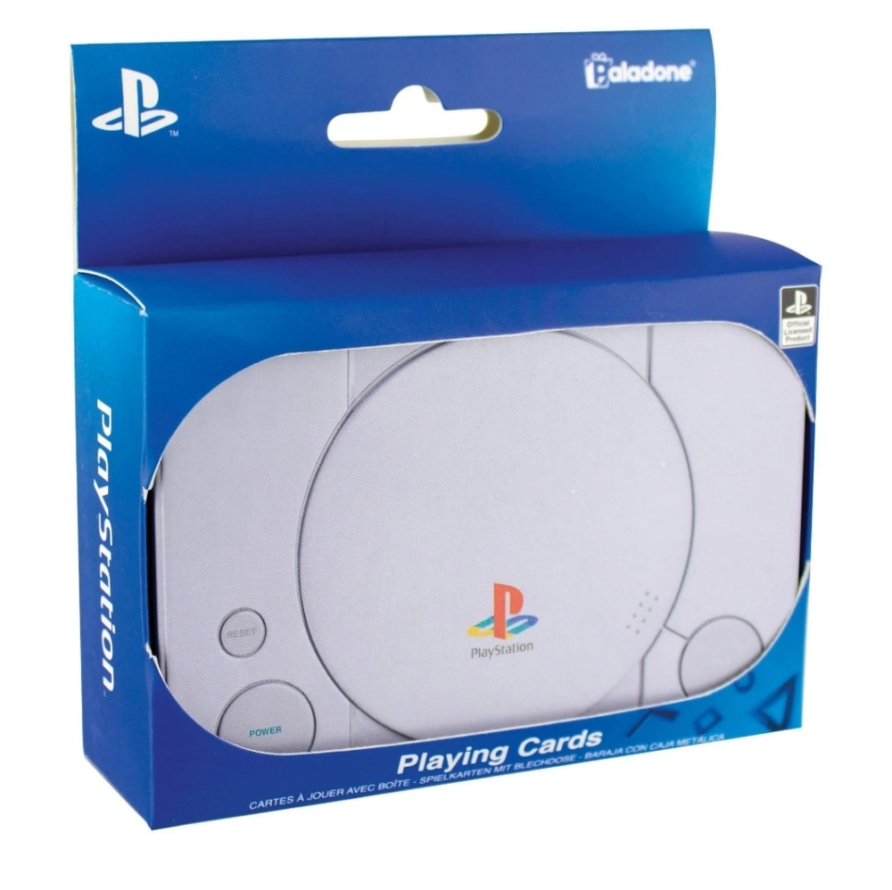 Sony PlayStation PS1 Playing Cards in Collectible Tin New Sealed